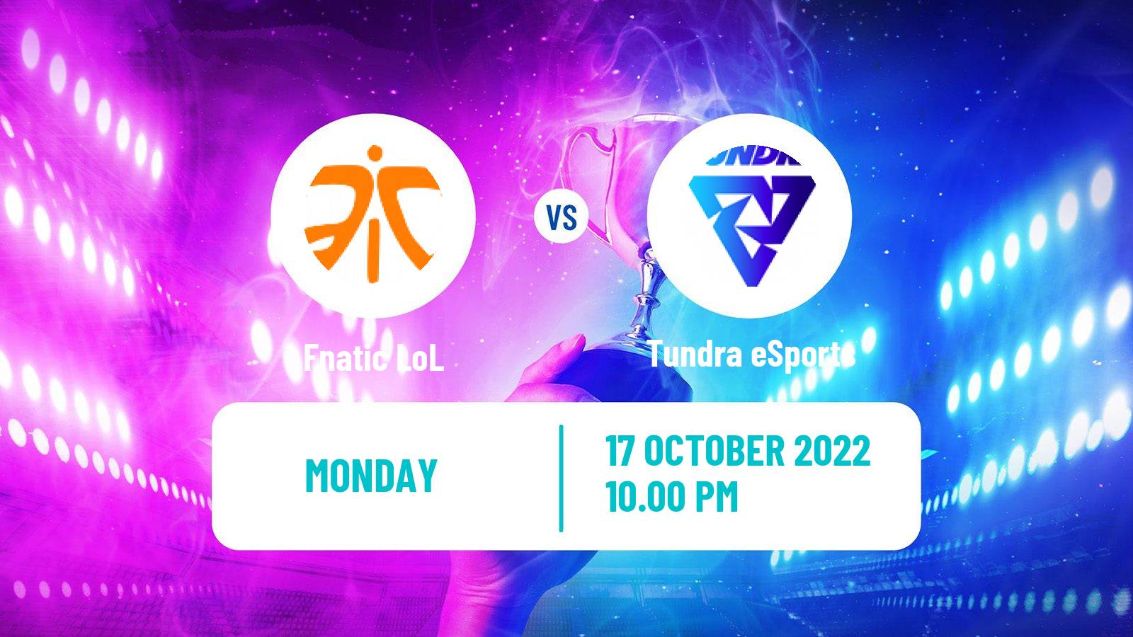 Esports eSports Fnatic - Tundra eSports