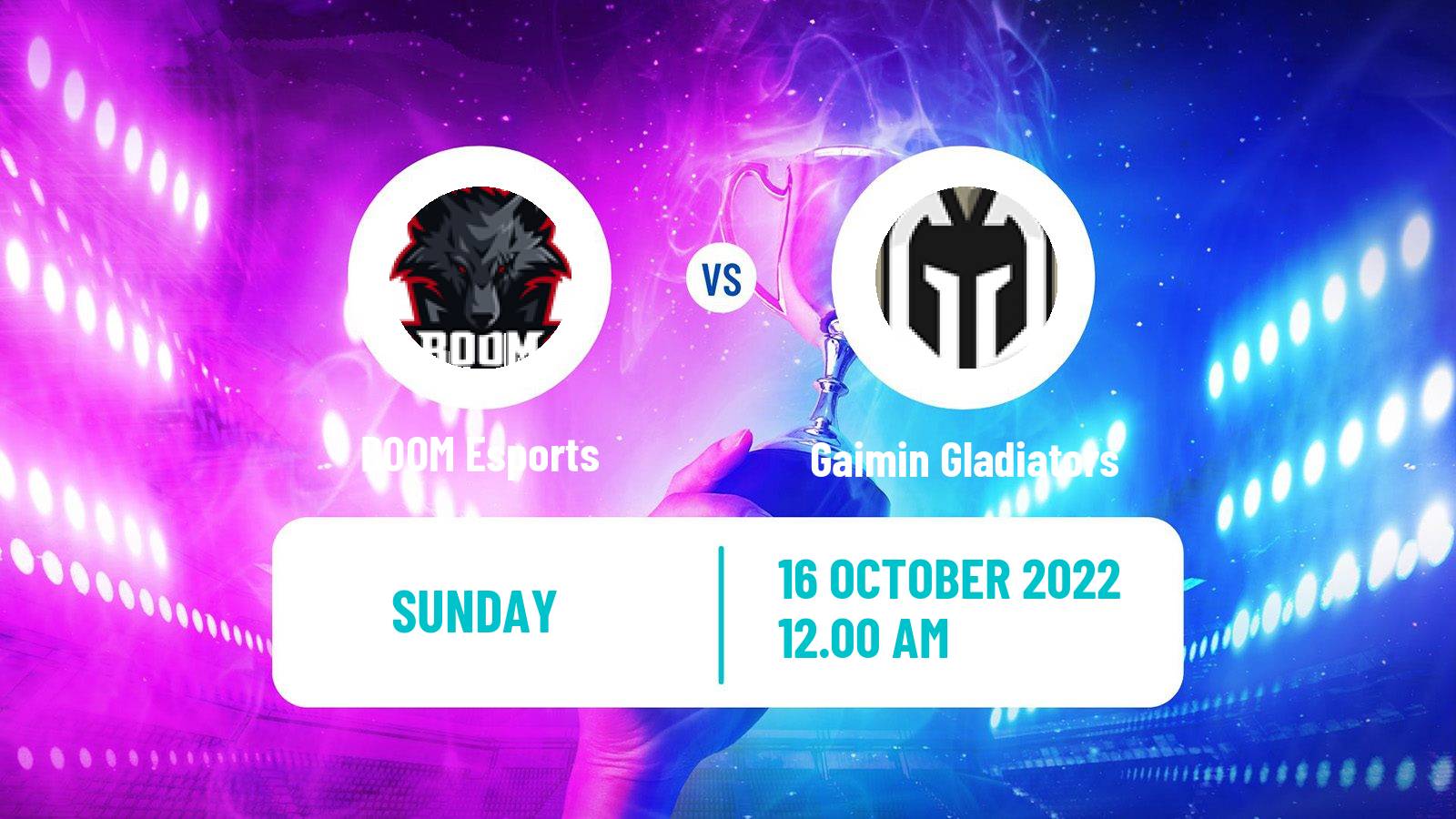 Esports eSports BOOM Esports - Gaimin Gladiators