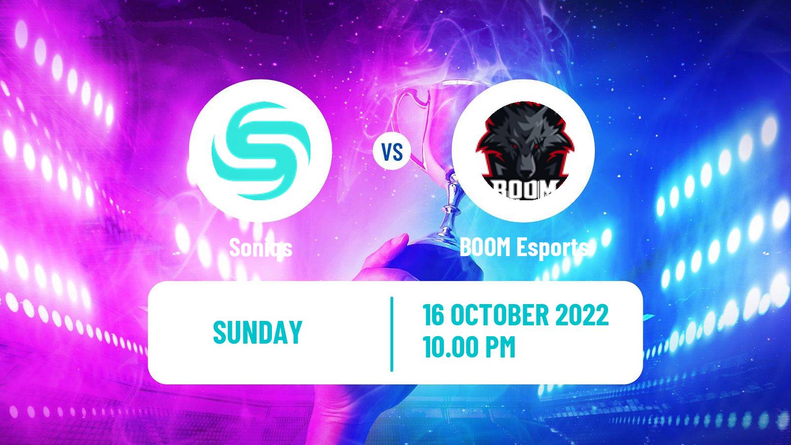 Esports eSports Soniqs - BOOM Esports