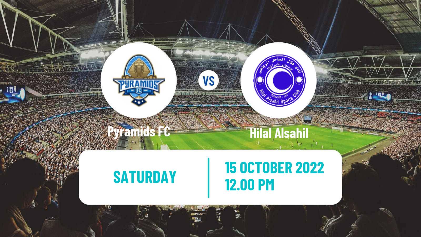 Football CAF Confederation Cup Pyramids - Hilal Alsahil