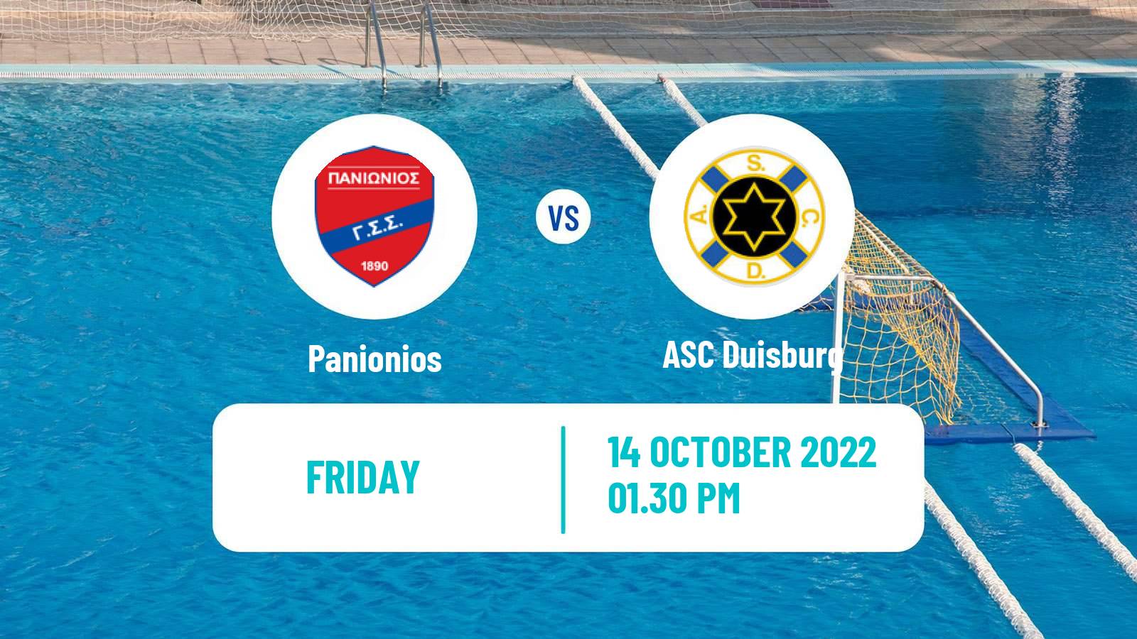 Water polo Champions League Water Polo Panionios - ASC Duisburg