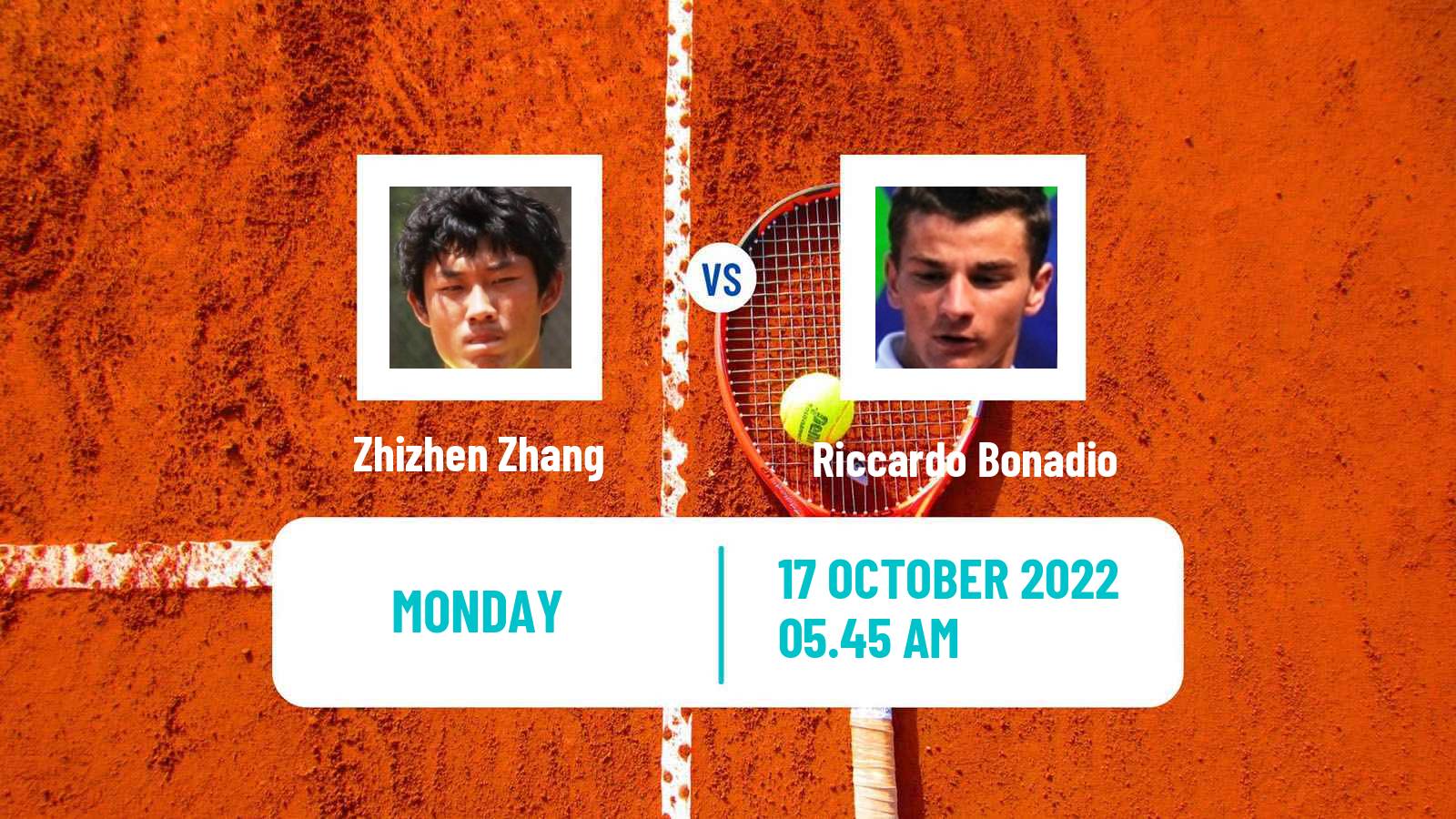 Tennis ATP Napoli Zhizhen Zhang - Riccardo Bonadio