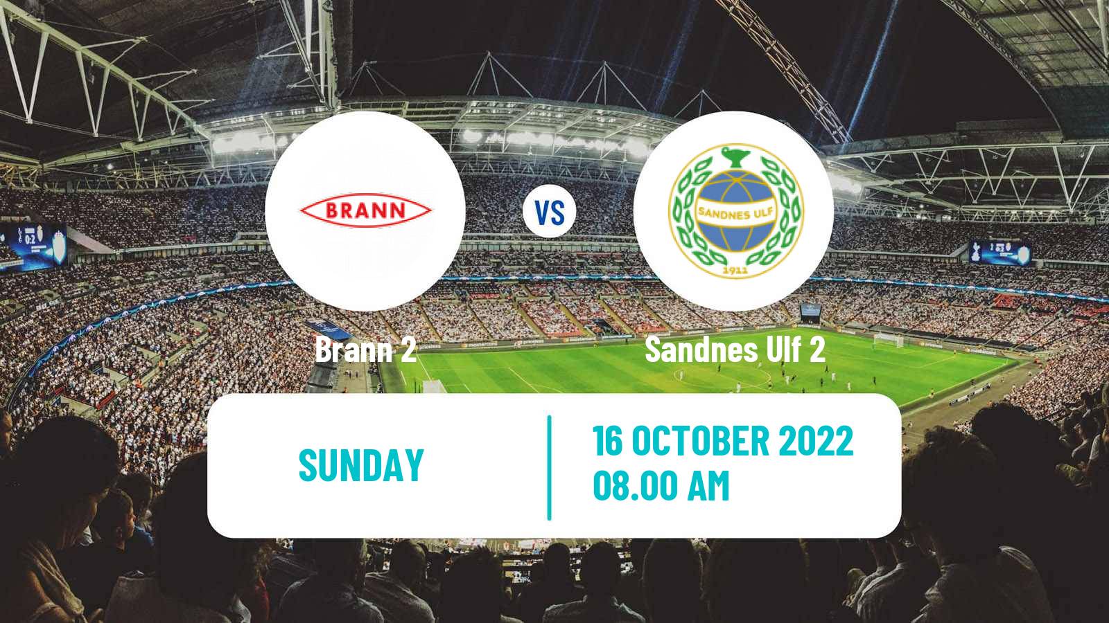 Football Norwegian Division 3 - Group 3 Brann 2 - Sandnes Ulf 2