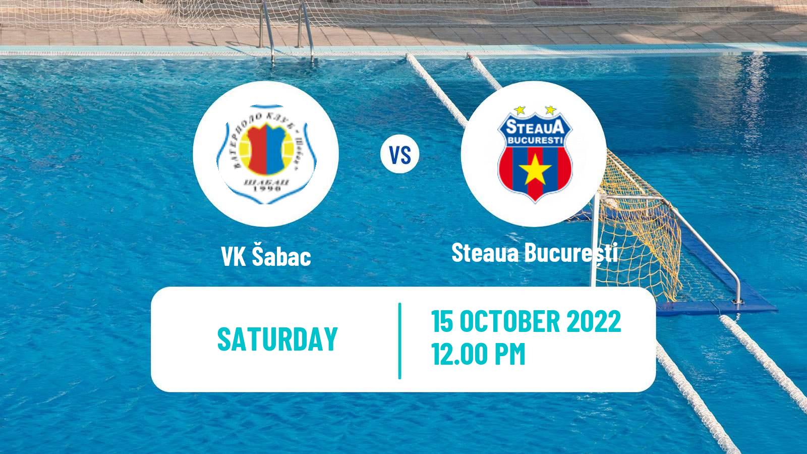 Water polo Champions League Water Polo Šabac - Steaua București