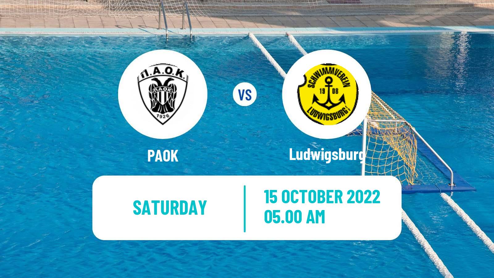 Water polo Euro Cup Water Polo PAOK - Ludwigsburg