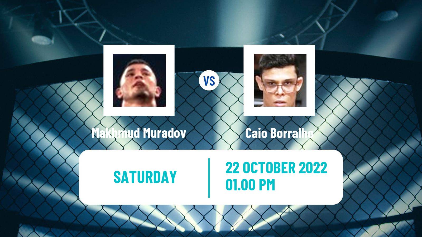 MMA MMA Makhmud Muradov - Caio Borralho
