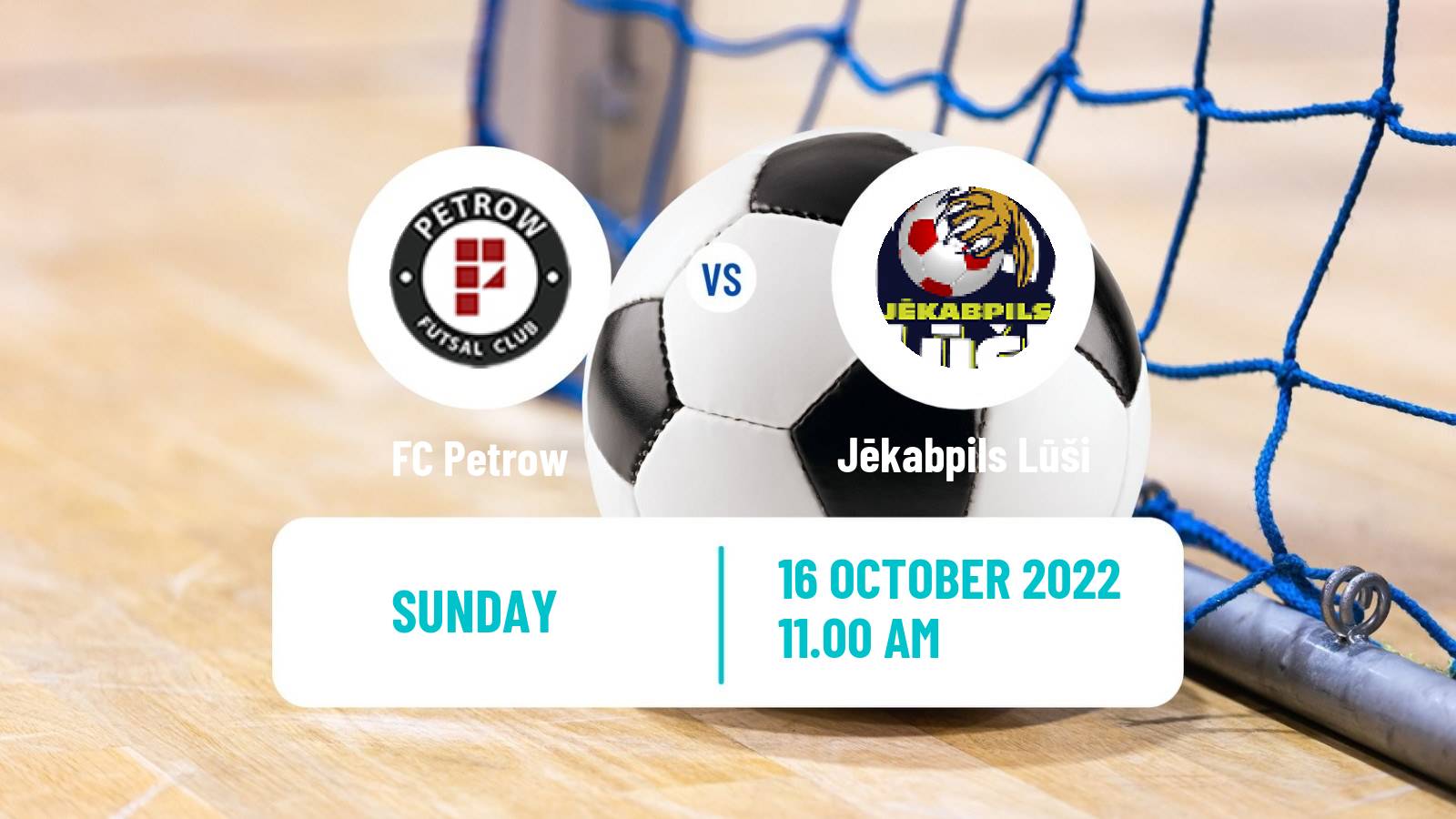Futsal Latvian Virsliga Futsal Petrow - Jēkabpils Lūši