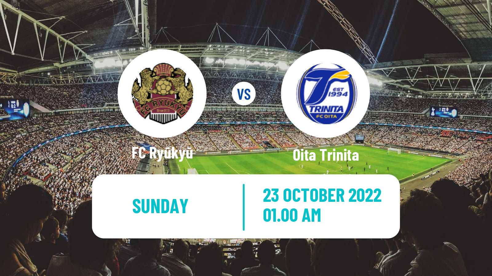 Soccer Japan J2 League Ryūkyū - Oita Trinita