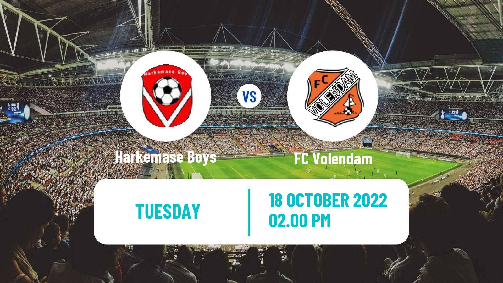 Soccer Dutch KNVB Beker Harkemase Boys - Volendam