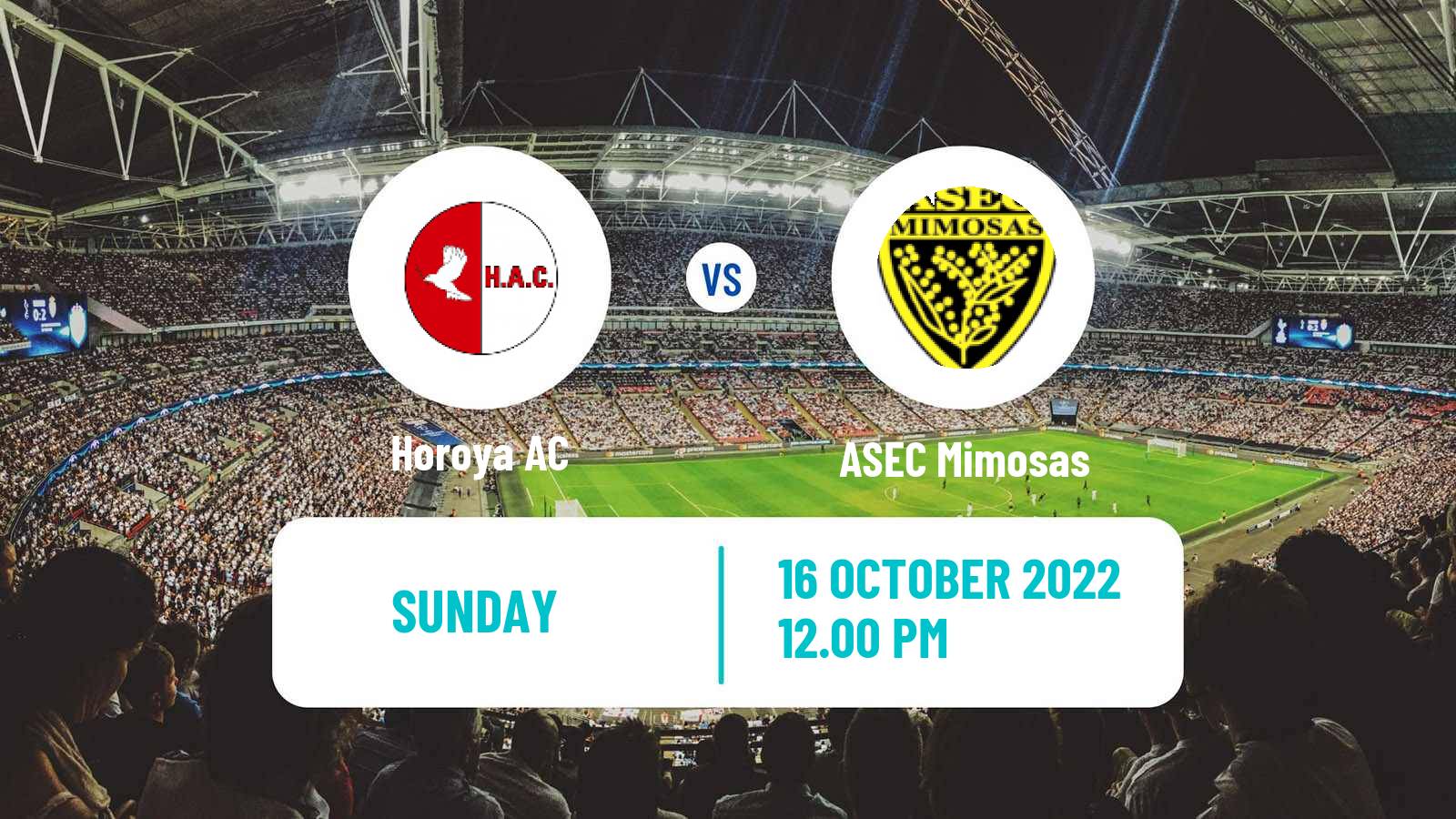 Soccer CAF Champions League Horoya - ASEC Mimosas