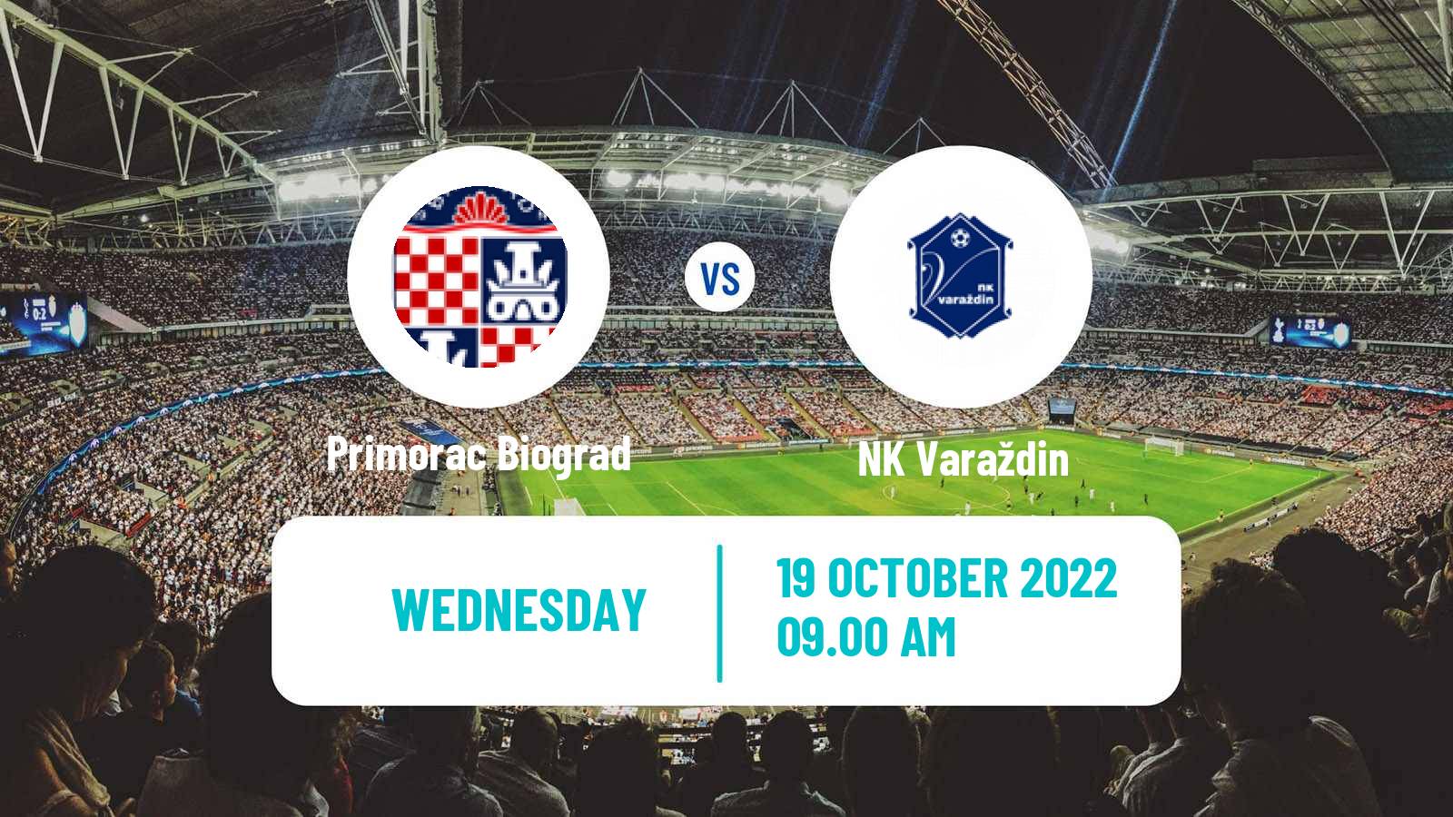 Soccer Croatian Cup Primorac Biograd - Varaždin