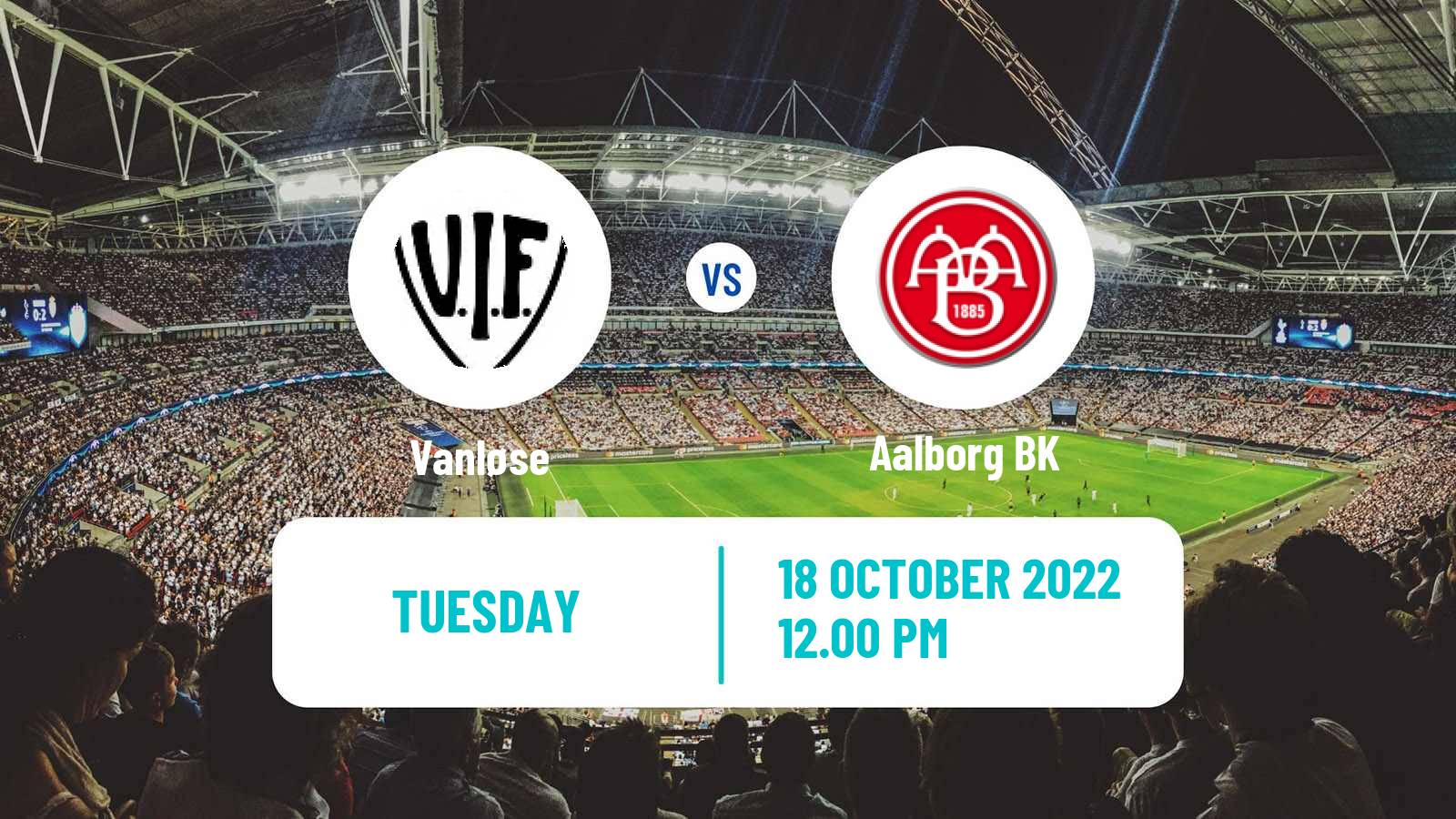 Soccer Danish Landspokal Cup Vanløse - Aalborg BK