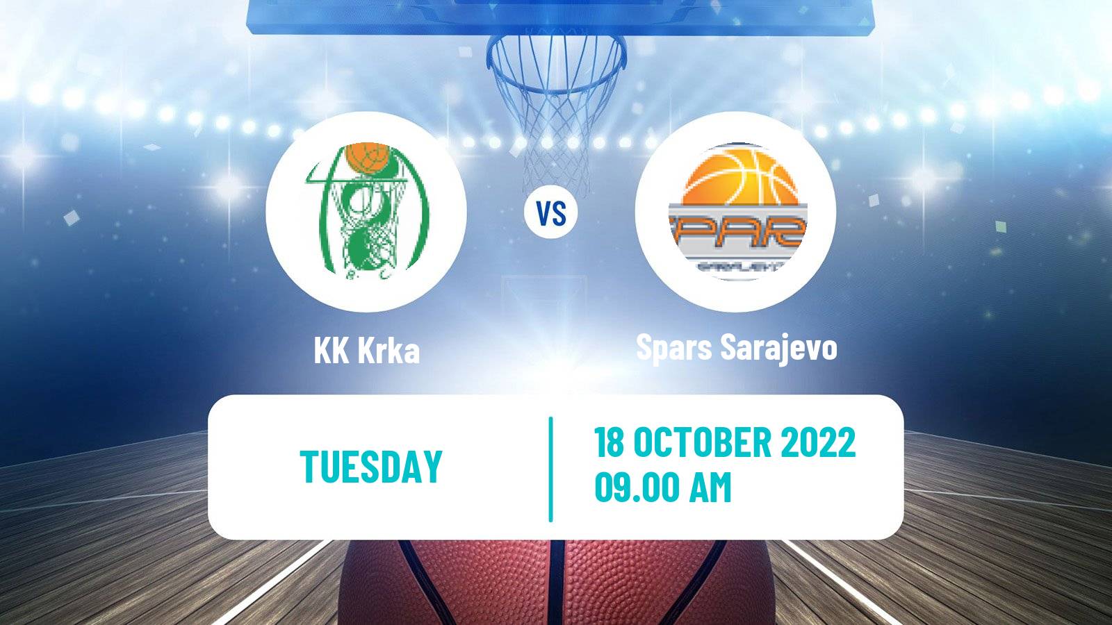 Basketball Adriatic League 2 Krka - Spars Sarajevo