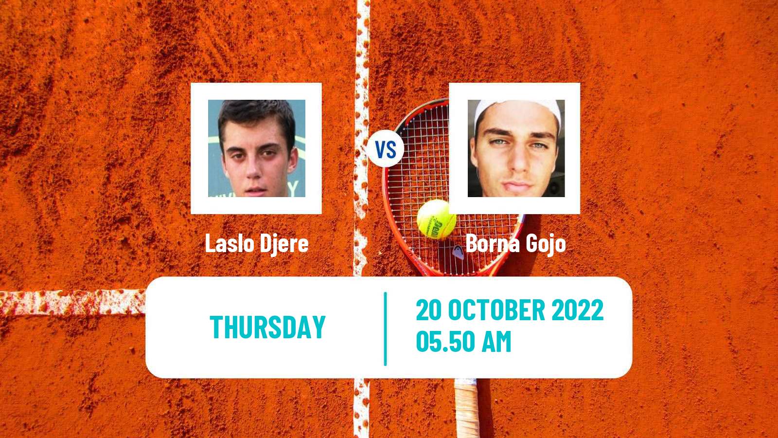 Tennis ATP Napoli Laslo Djere - Borna Gojo