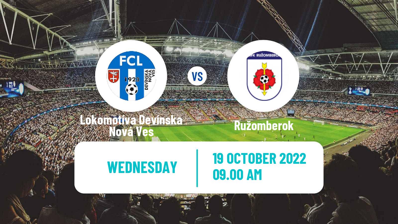 Soccer Slovak Cup Lokomotíva Devínska Nová Ves - Ružomberok