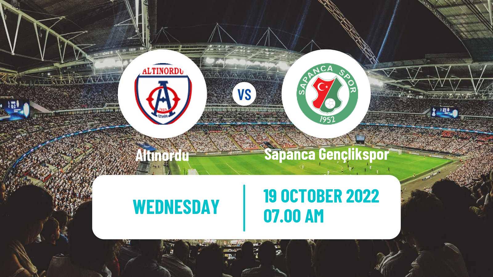 Soccer Turkish Cup Altınordu - Sapanca Gençlikspor
