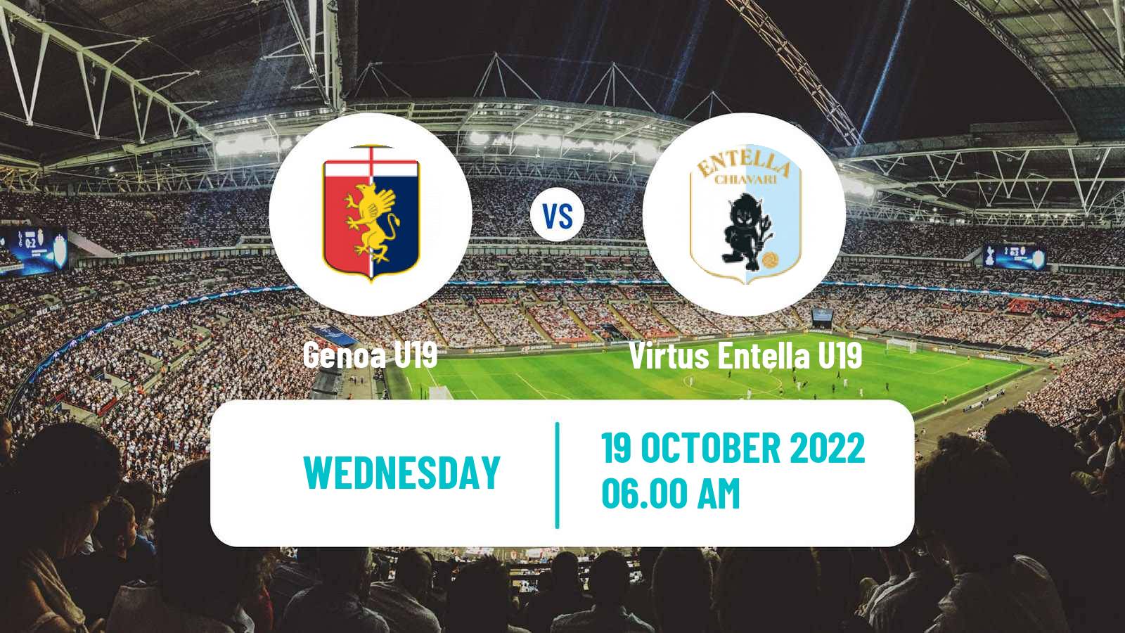 Soccer Coppa Italia Primavera Genoa U19 - Virtus Entella U19