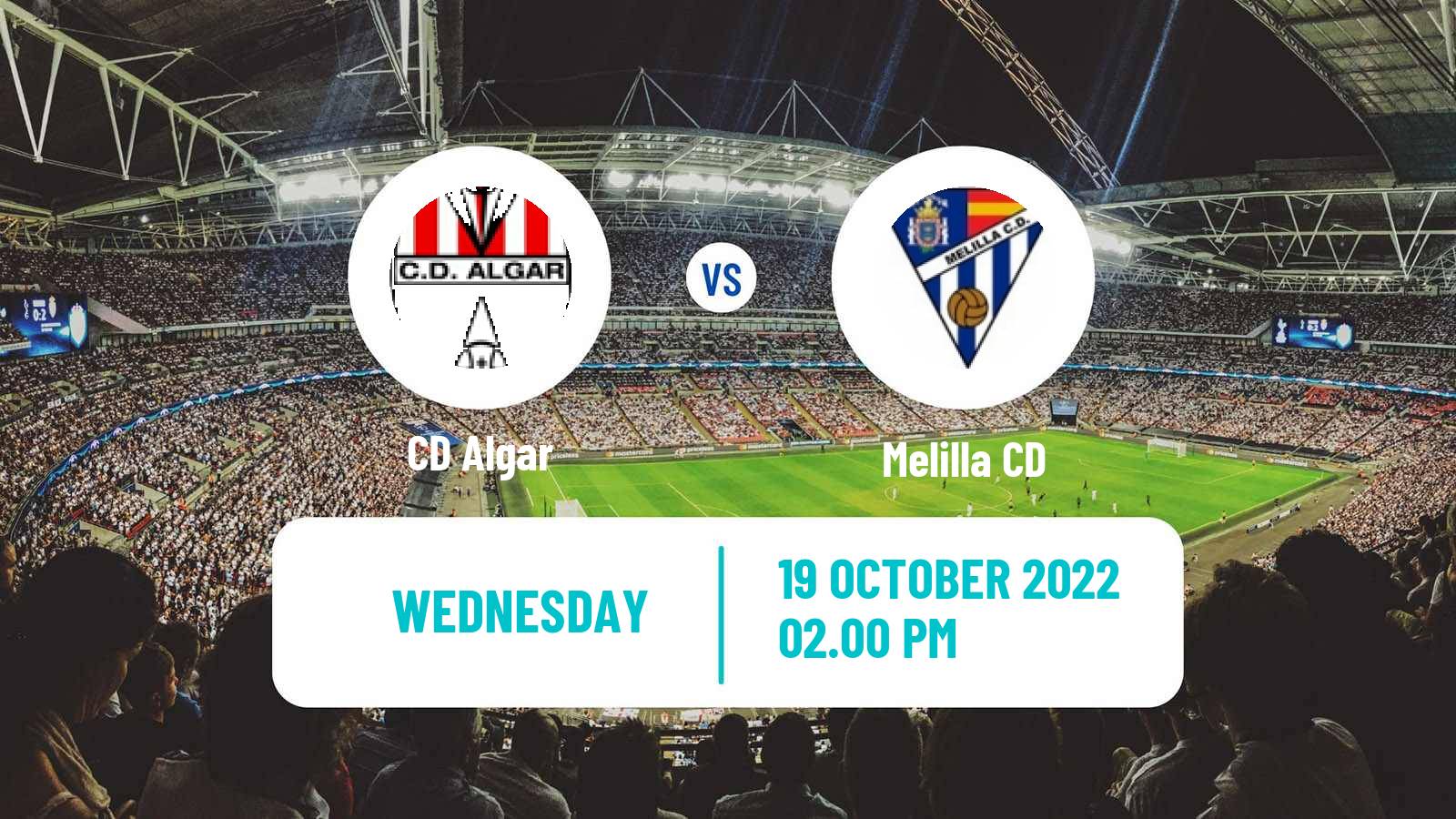 Soccer Spanish Copa del Rey Algar - Melilla CD