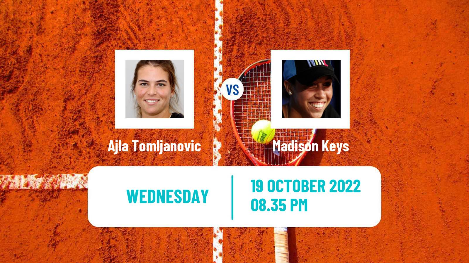Tennis WTA Guadalajara 2 Ajla Tomljanovic - Madison Keys