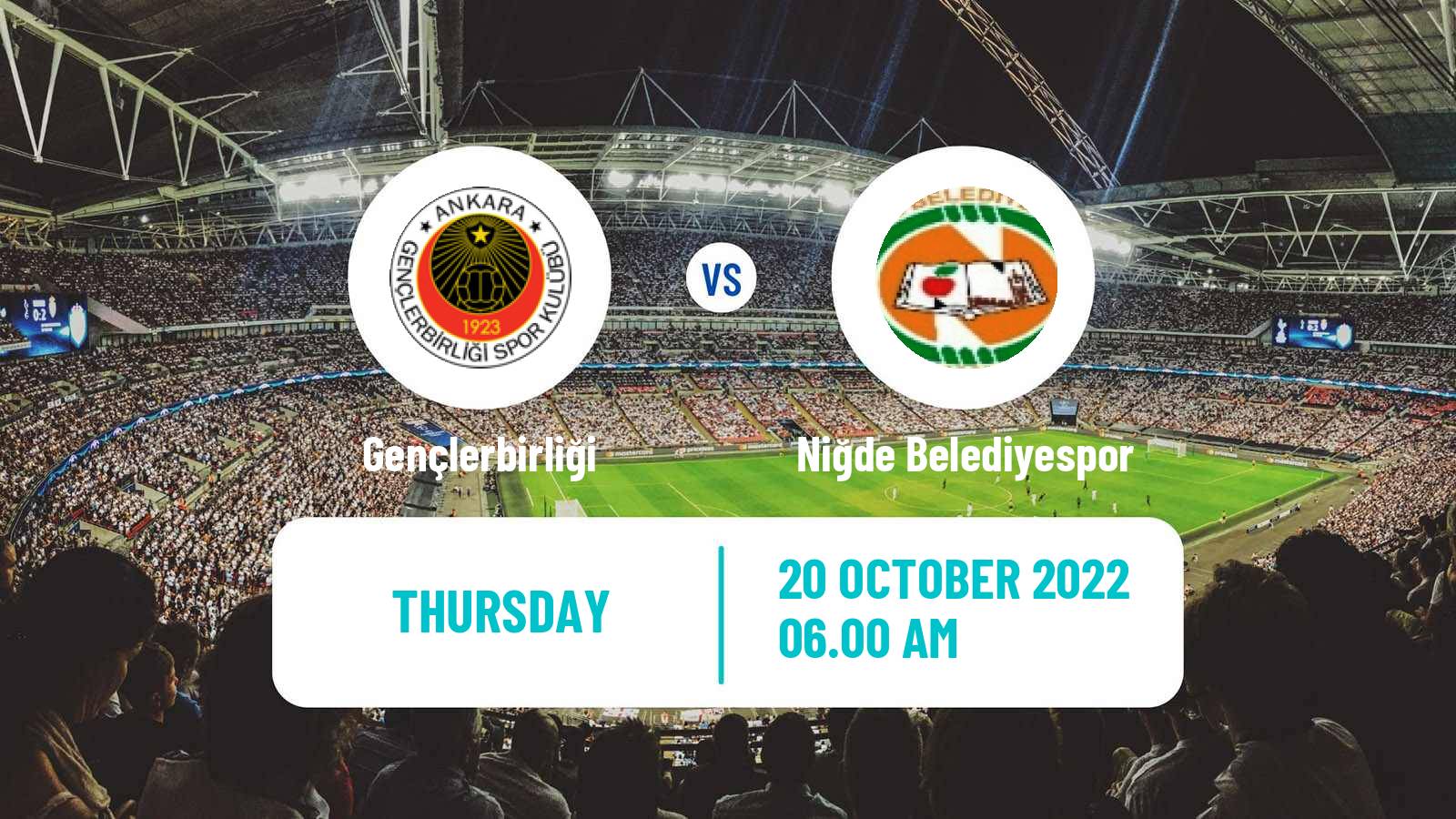 Soccer Turkish Cup Gençlerbirliği - Niğde Belediyespor