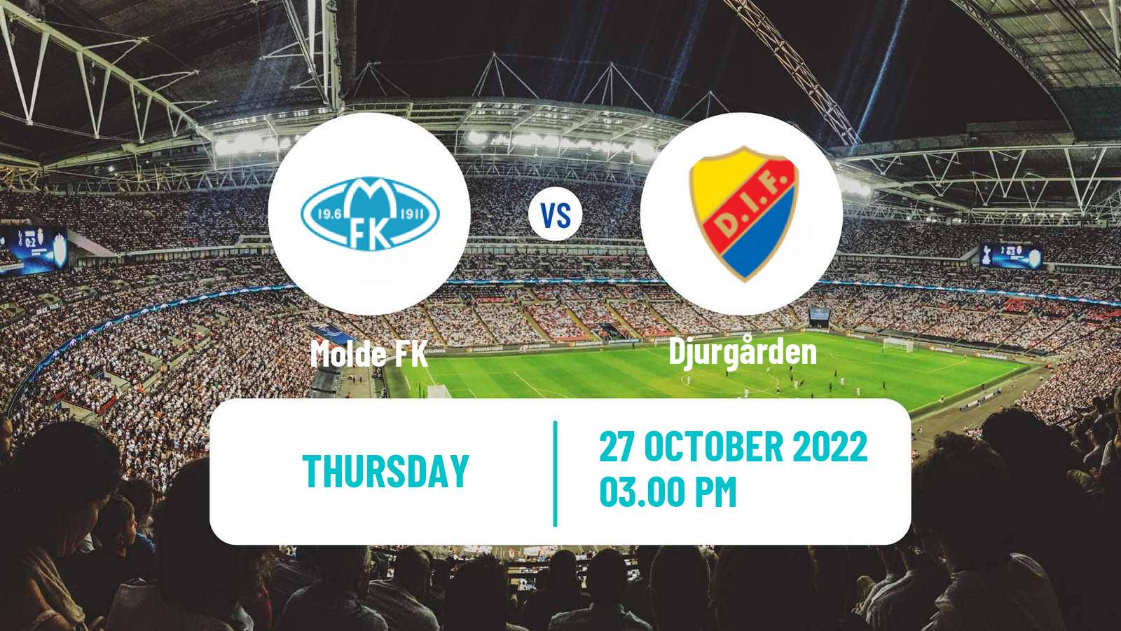 Soccer UEFA Europa Conference League Molde - Djurgården