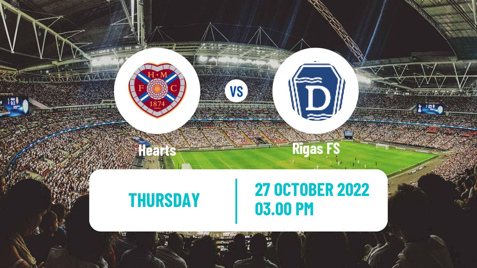 Soccer UEFA Europa Conference League Hearts - RFS