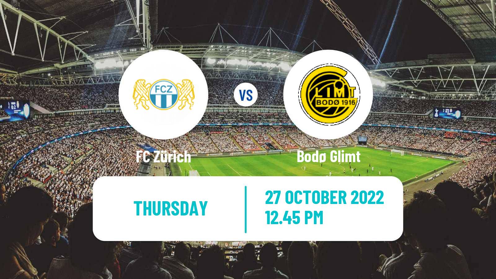 Soccer UEFA Europa League Zürich - Bodø Glimt