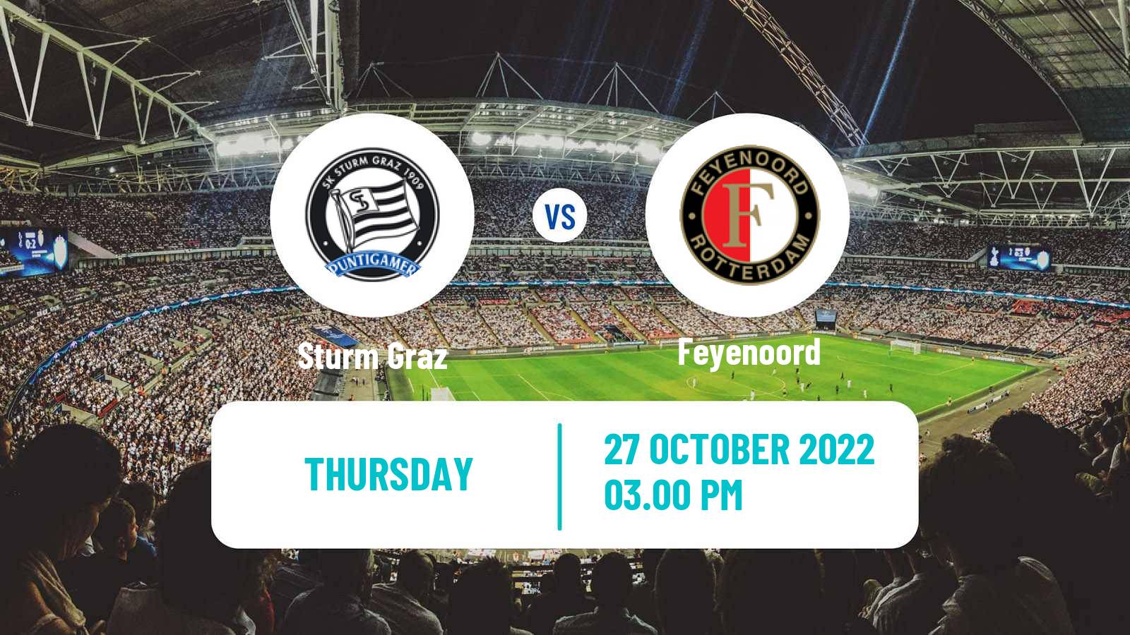 Soccer UEFA Europa League Sturm Graz - Feyenoord