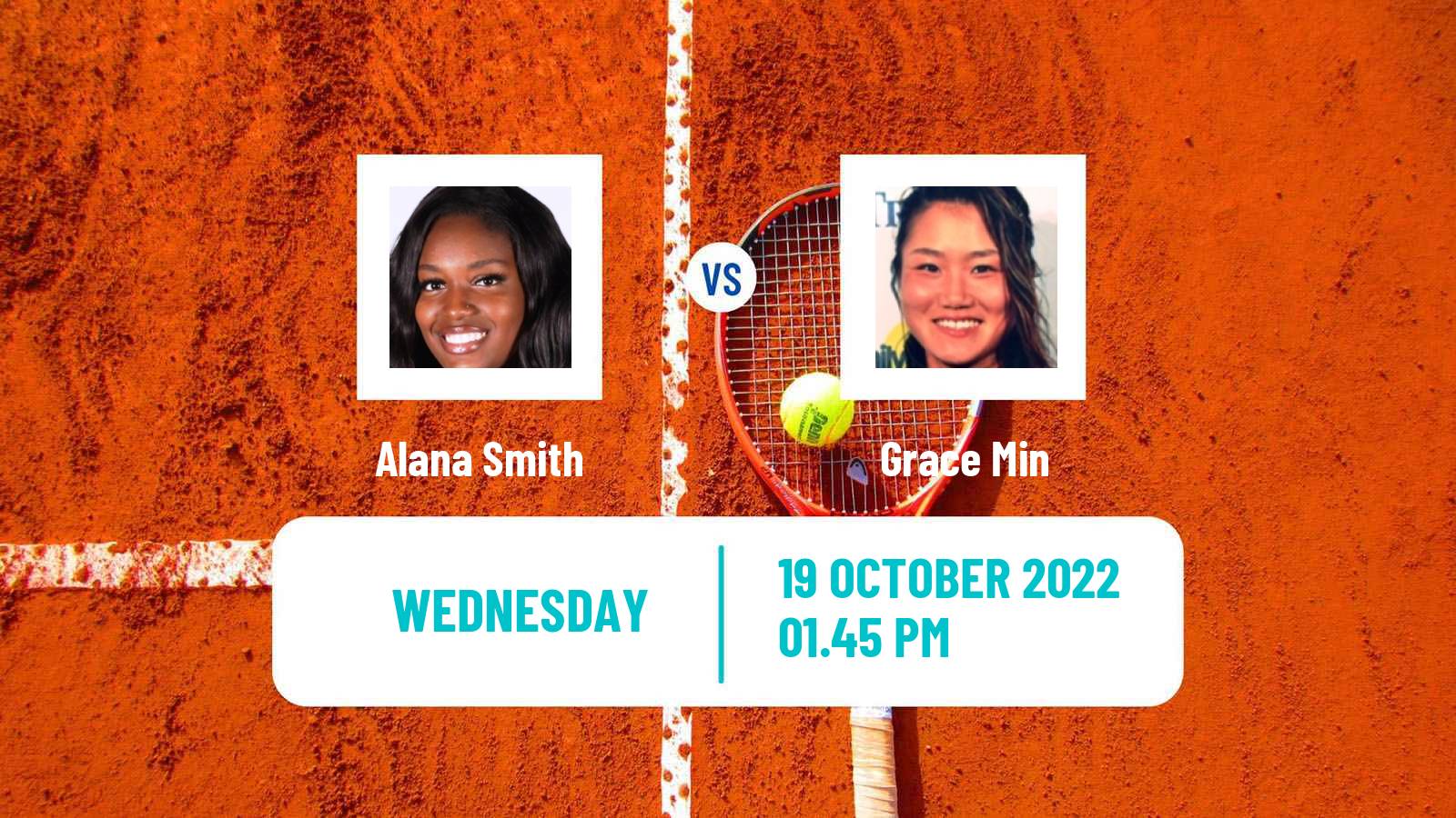 Tennis ITF Tournaments Alana Smith - Grace Min