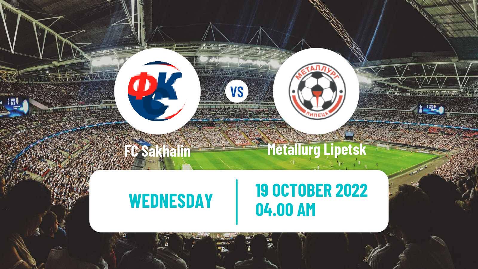 Soccer Russian FNL 2 Group 3 Sakhalin - Metallurg Lipetsk
