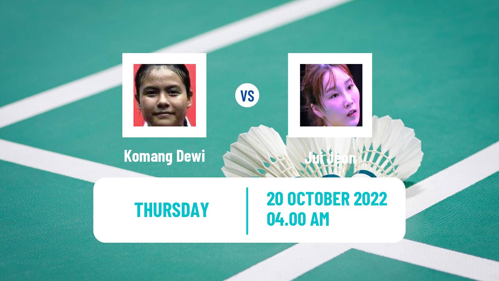 Badminton Badminton Komang Dewi - Jui Jeon