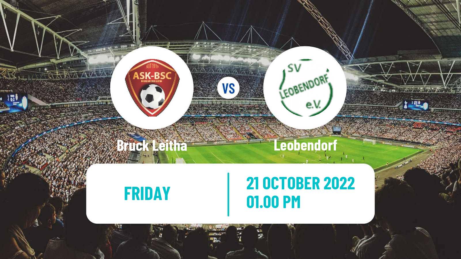 Soccer Austrian Regionalliga East Bruck Leitha - Leobendorf