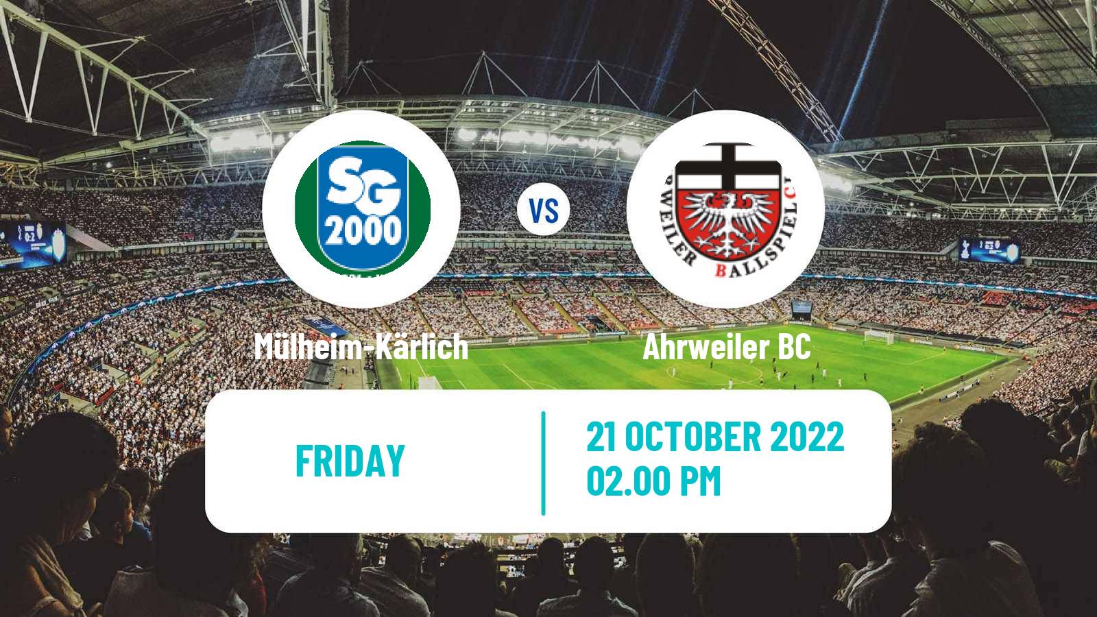 Soccer German Oberliga Rheinland-Pfalz/Saar Mülheim-Kärlich - Ahrweiler