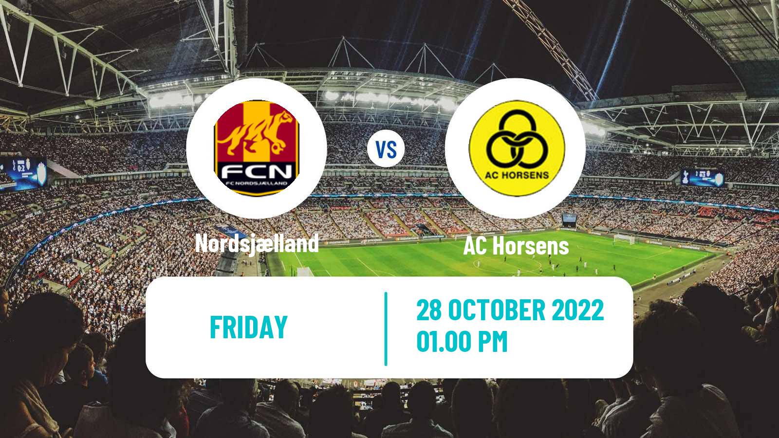 Soccer Danish Superliga Nordsjælland - Horsens