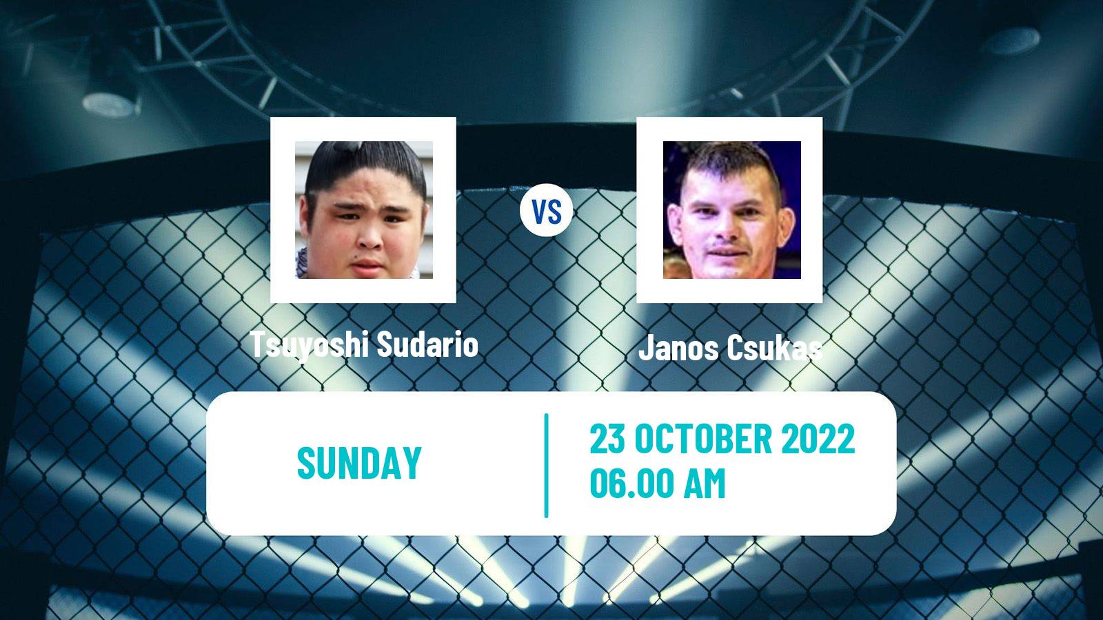 MMA MMA Tsuyoshi Sudario - Janos Csukas