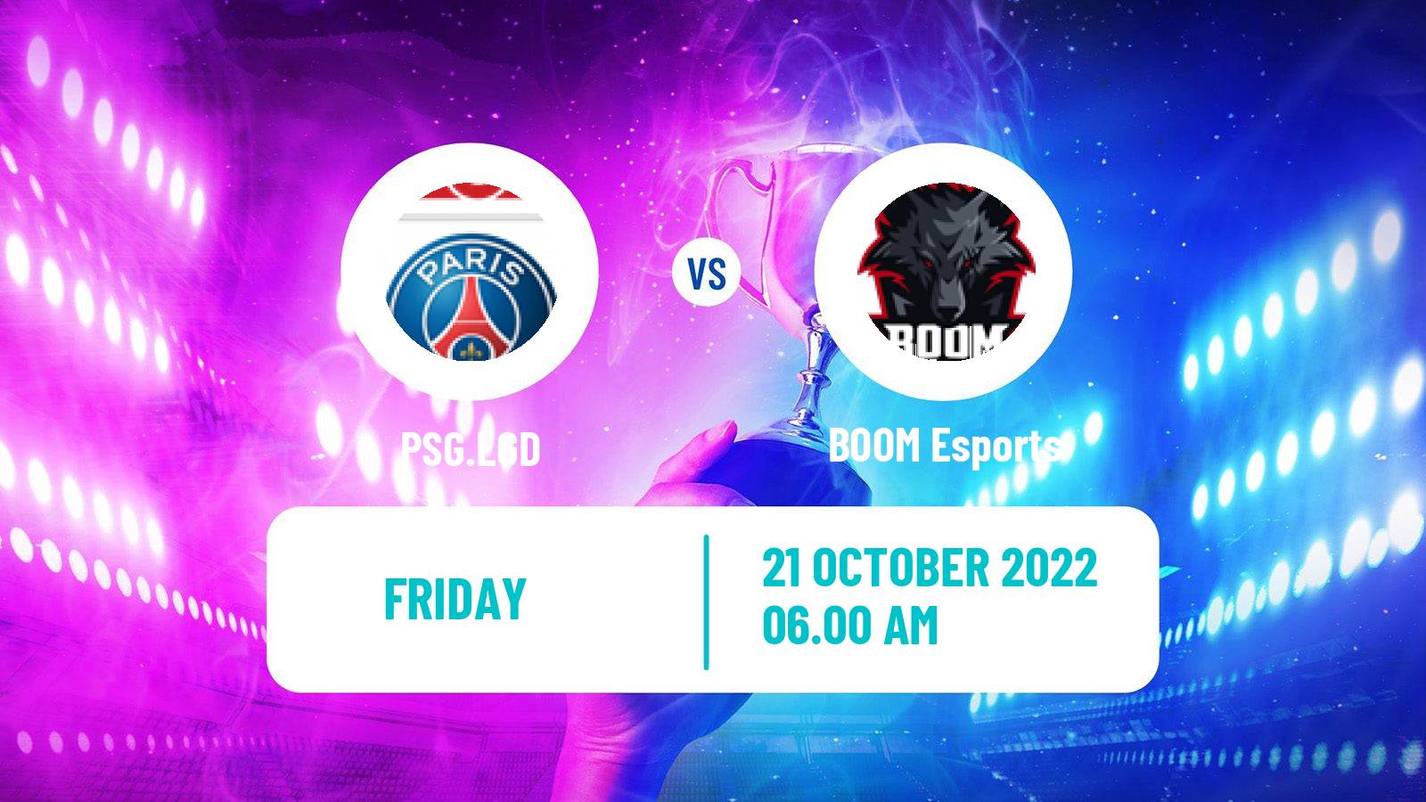 Esports eSports PSG.LGD - BOOM Esports