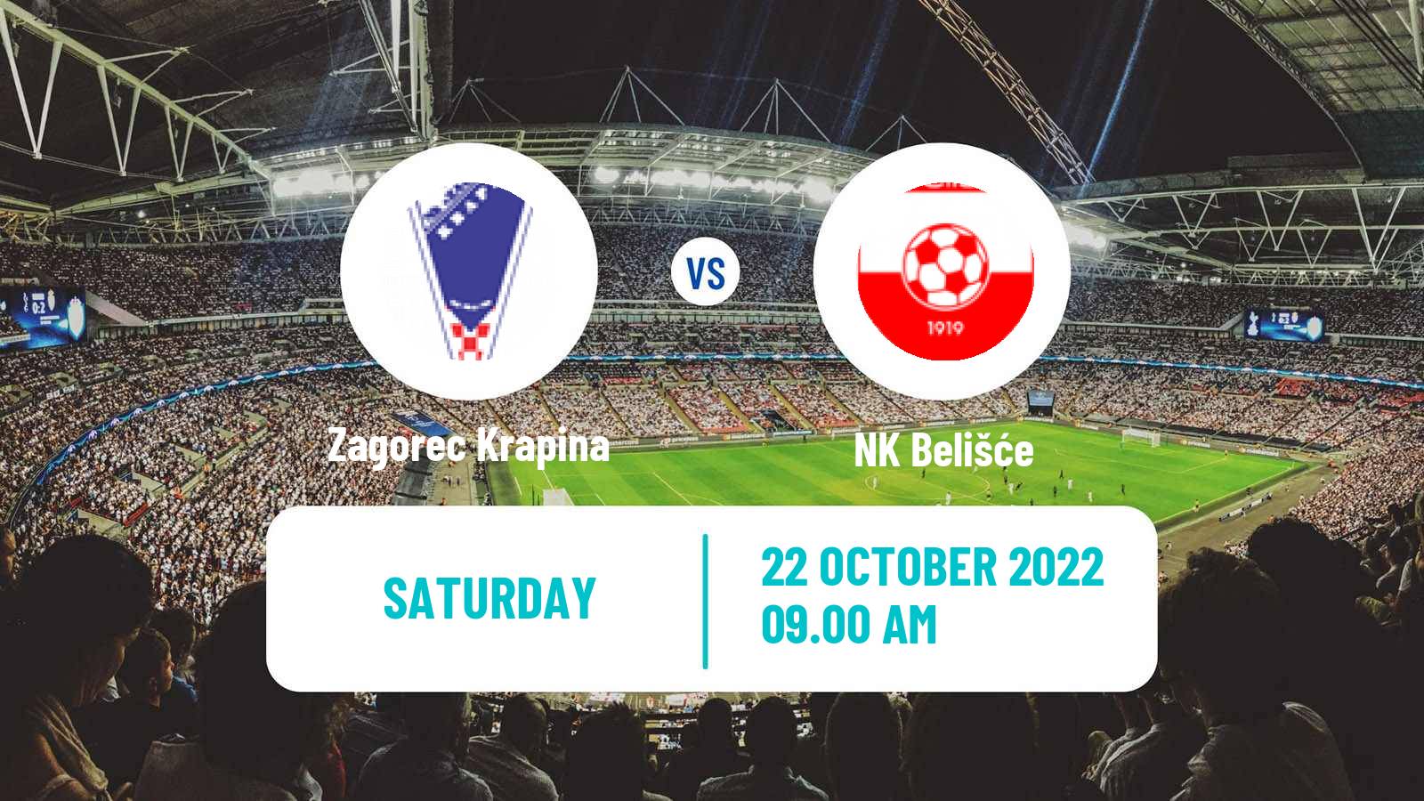 Soccer Croatian Druga NL Zagorec Krapina - Belišće