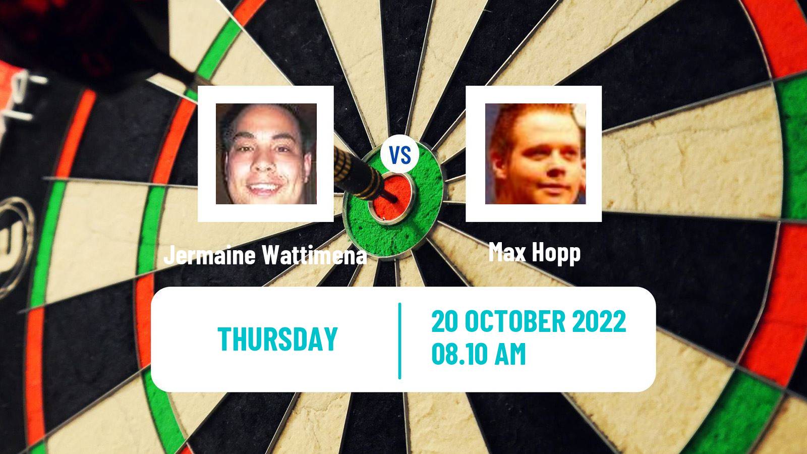 Darts Darts Jermaine Wattimena - Max Hopp