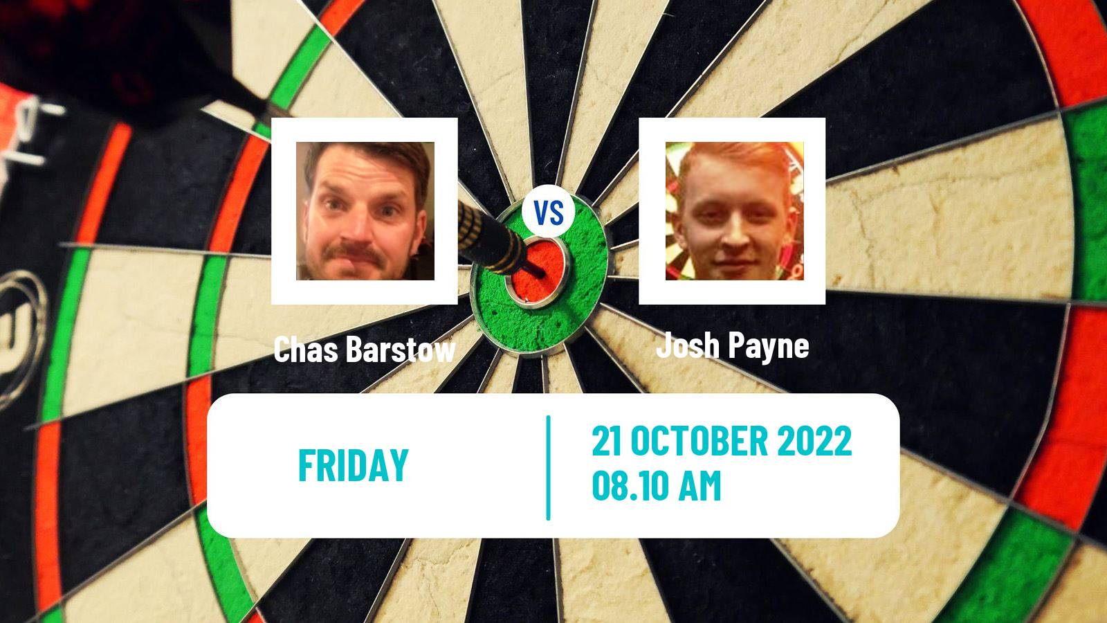 Darts Darts Chas Barstow - Josh Payne