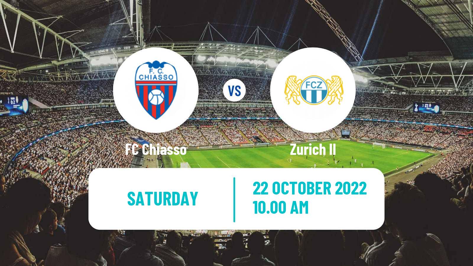 Soccer Swiss Promotion League Chiasso - Zurich II