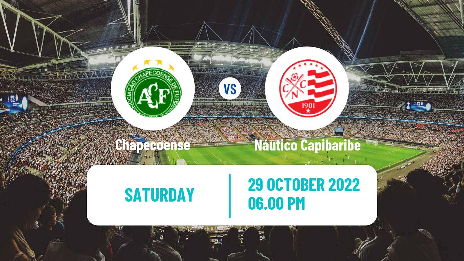 Soccer Brazilian Serie B Chapecoense - Náutico Capibaribe