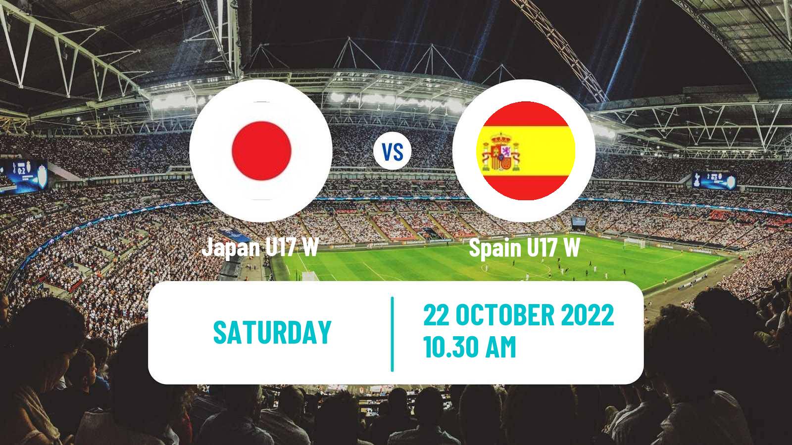 Soccer World Cup Women U17 Japan U17 W - Spain U17 W