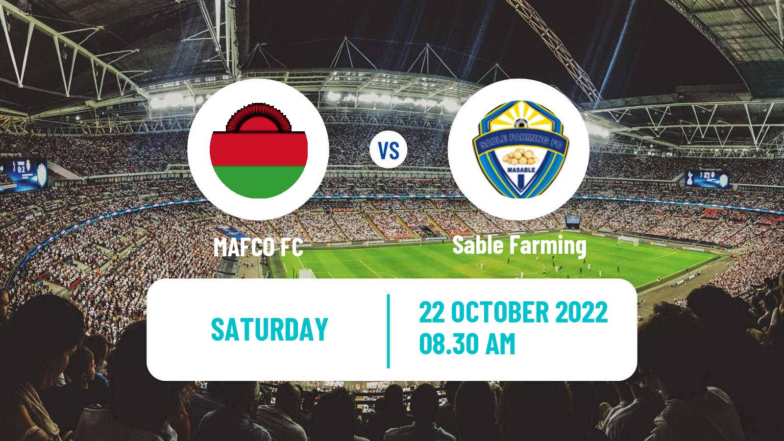Soccer Malawi Premier Division MAFCO - Sable Farming