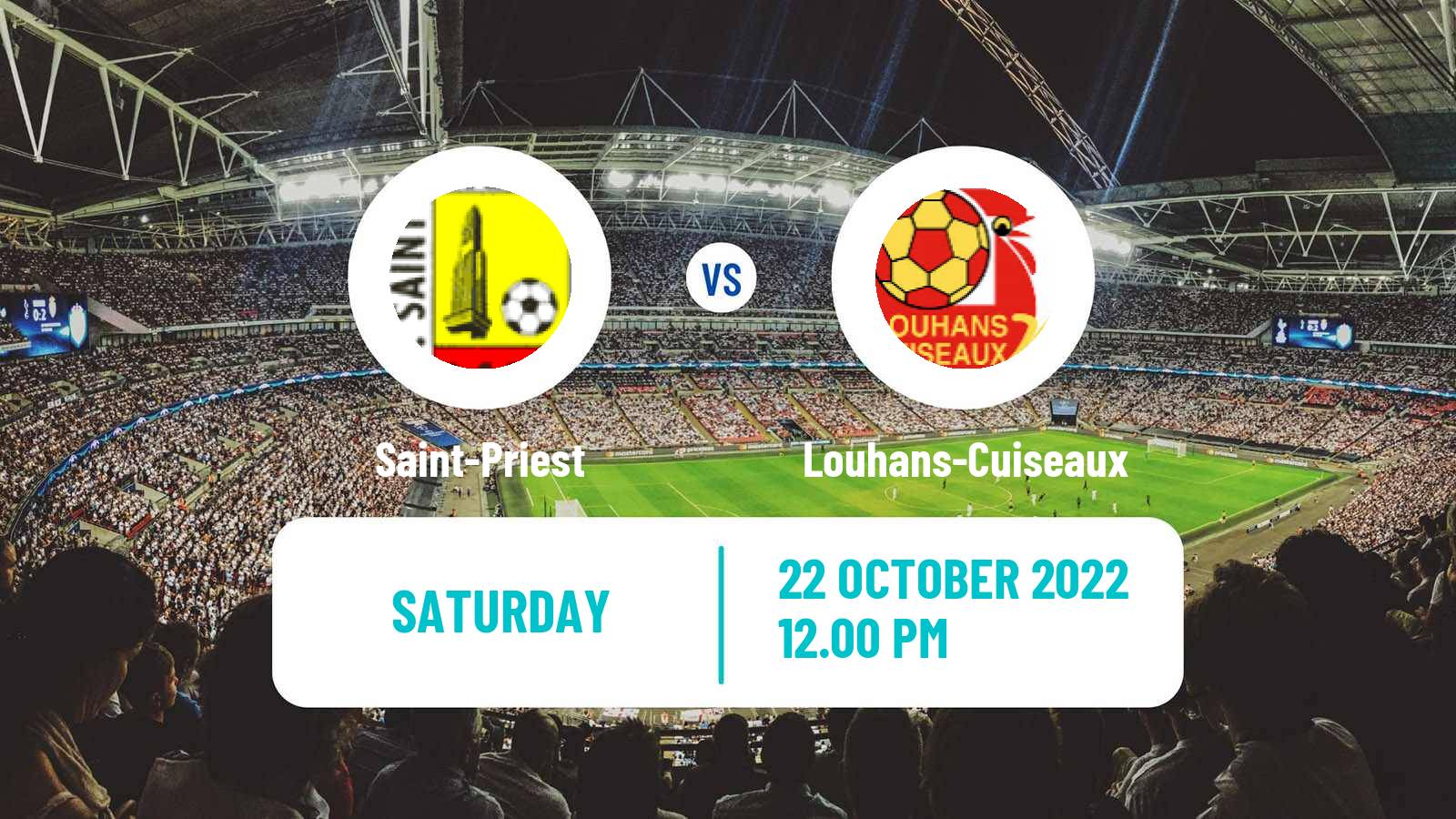 Soccer French National 2 - Group C Saint-Priest - Louhans-Cuiseaux