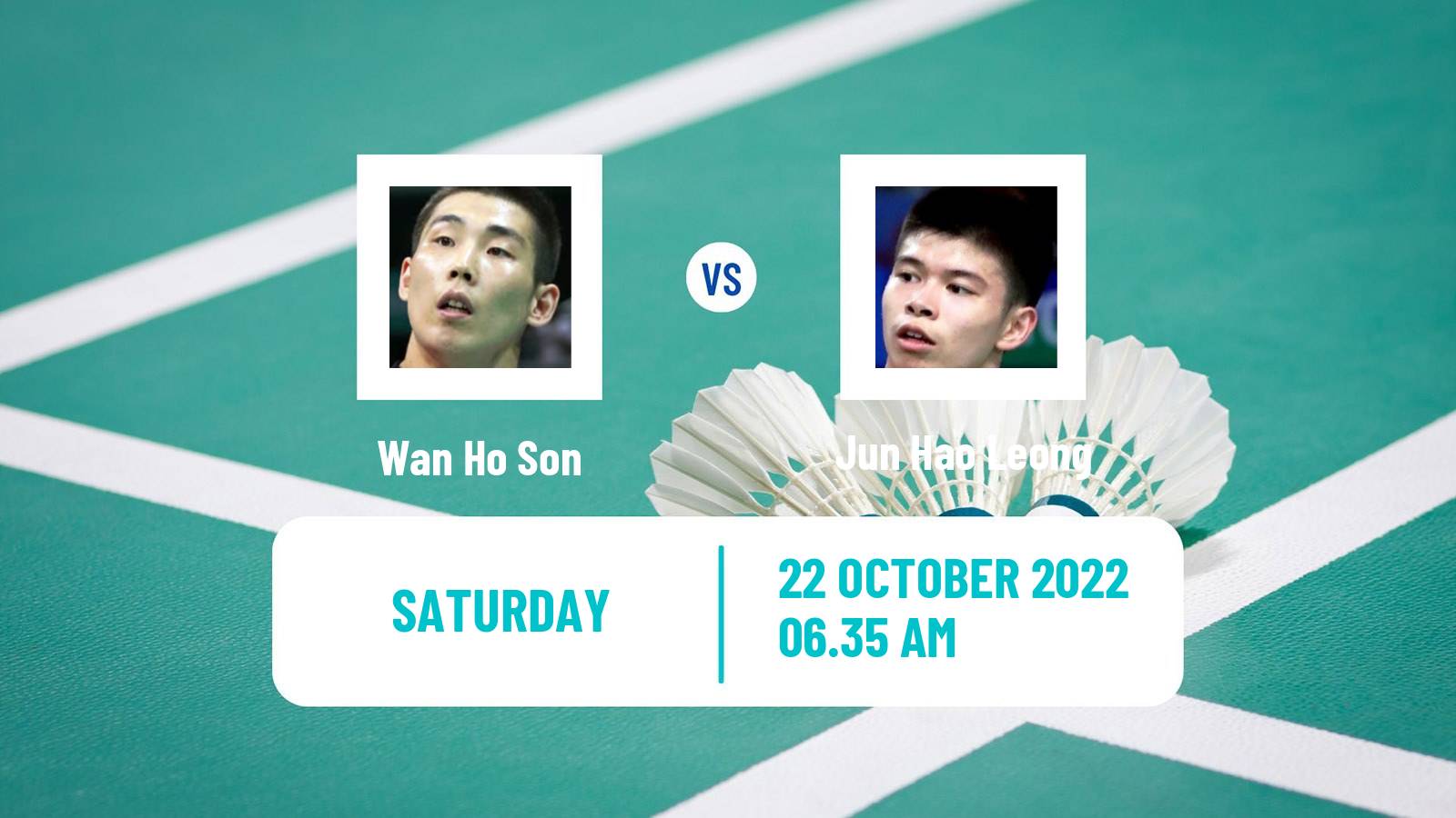 Badminton Badminton Wan Ho Son - Jun Hao Leong