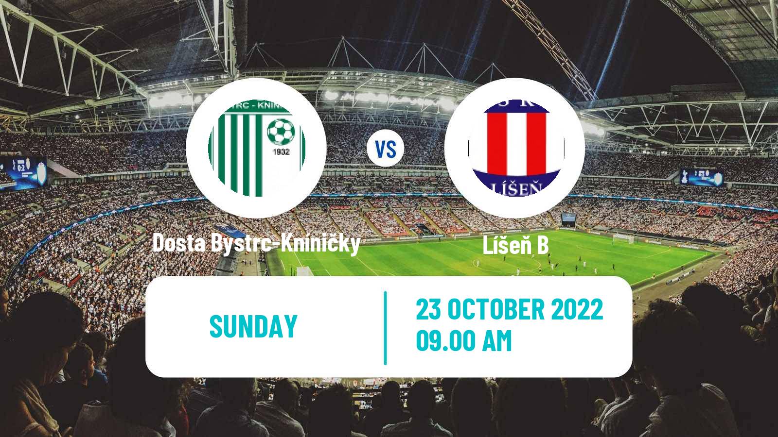 Soccer Czech Jihomoravsky KP Dosta Bystrc-Kníničky - Artis Brno B