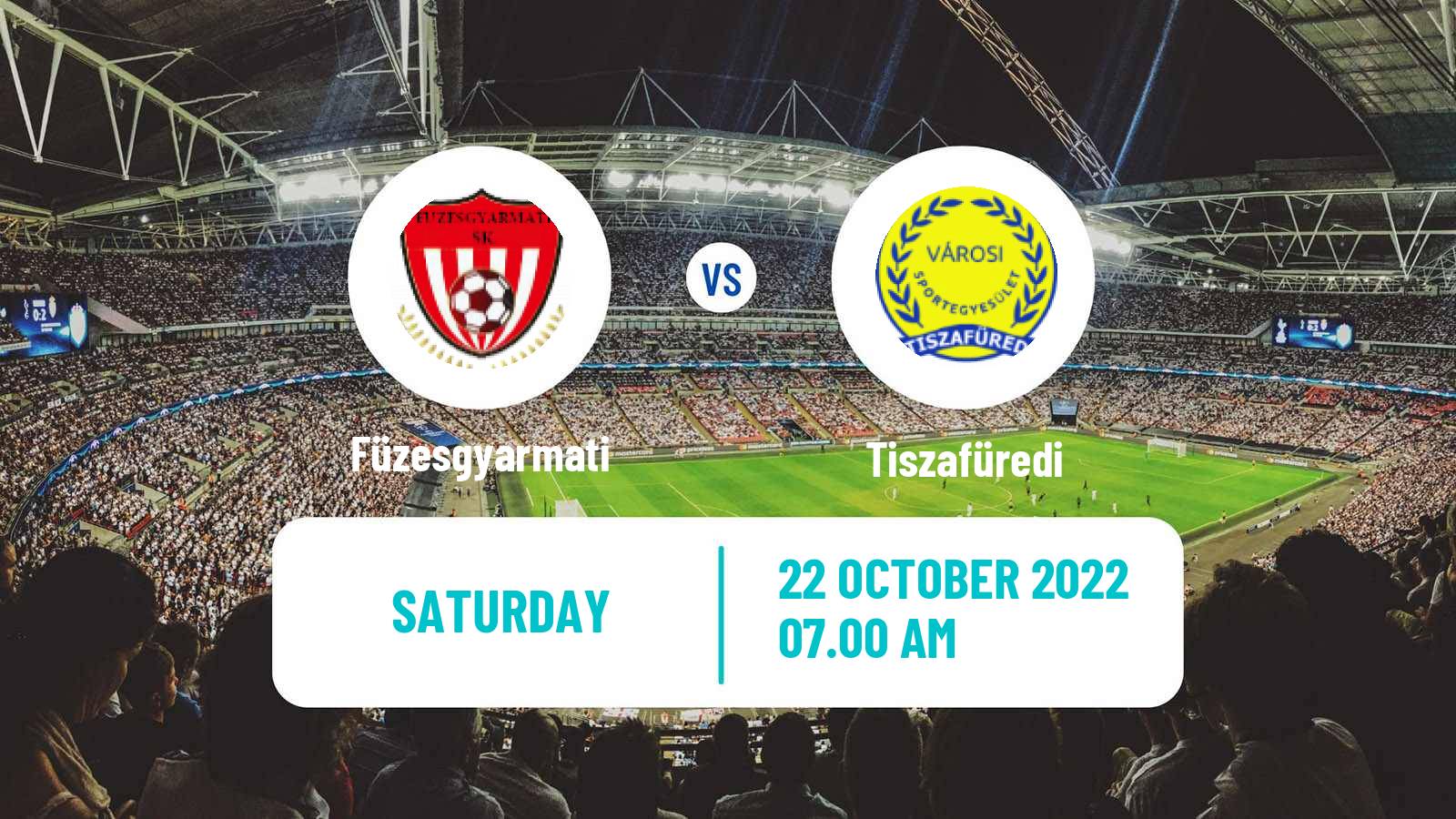 Soccer Hungarian NB III East Füzesgyarmati - Tiszafüredi