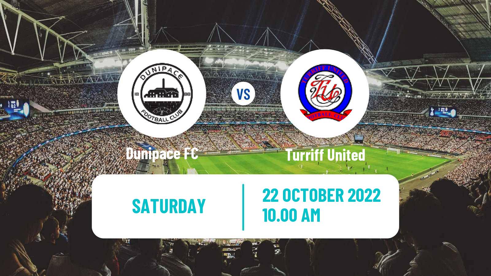 Soccer Scottish Cup Dunipace - Turriff United
