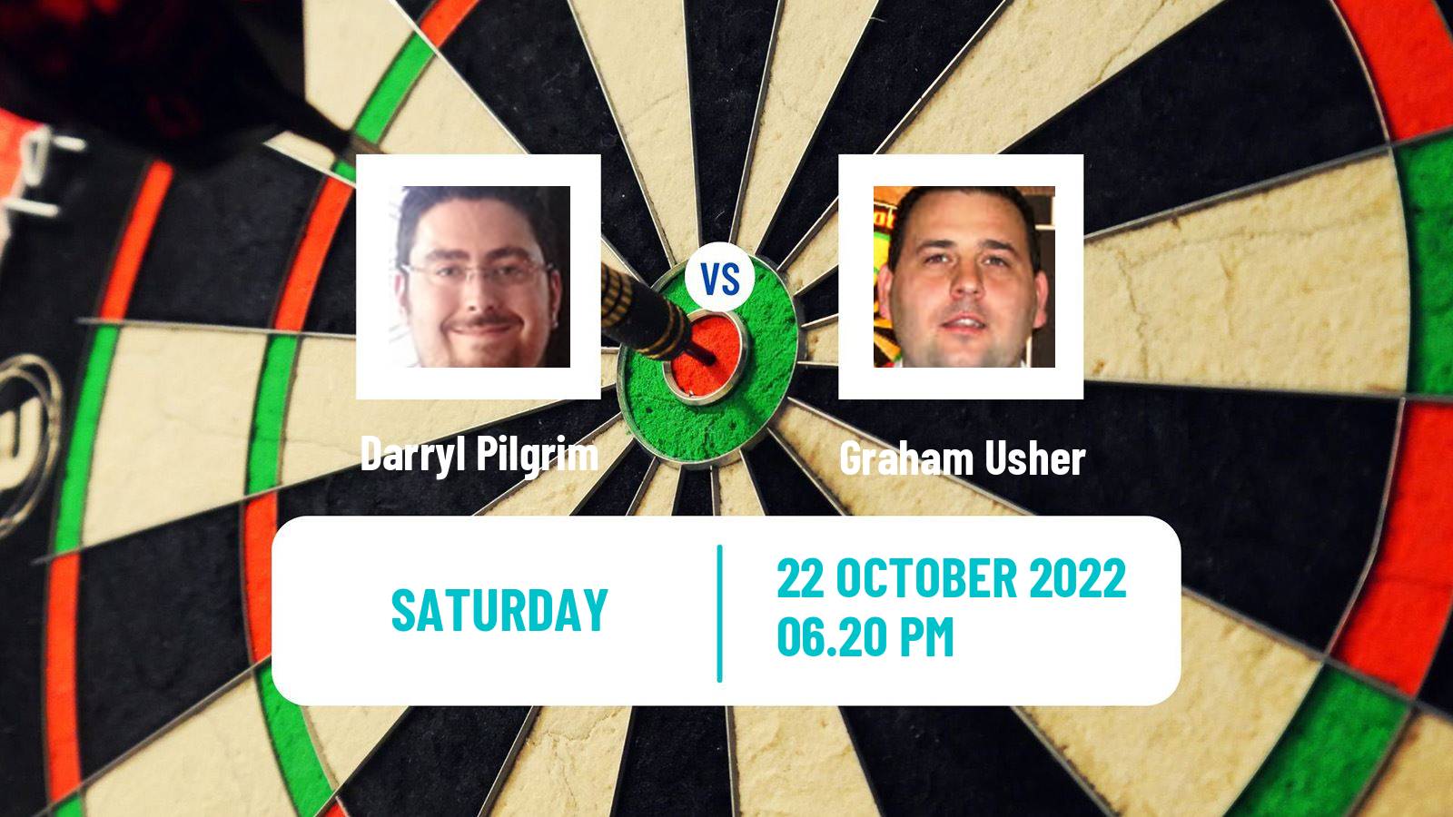 Darts Darts Darryl Pilgrim - Graham Usher