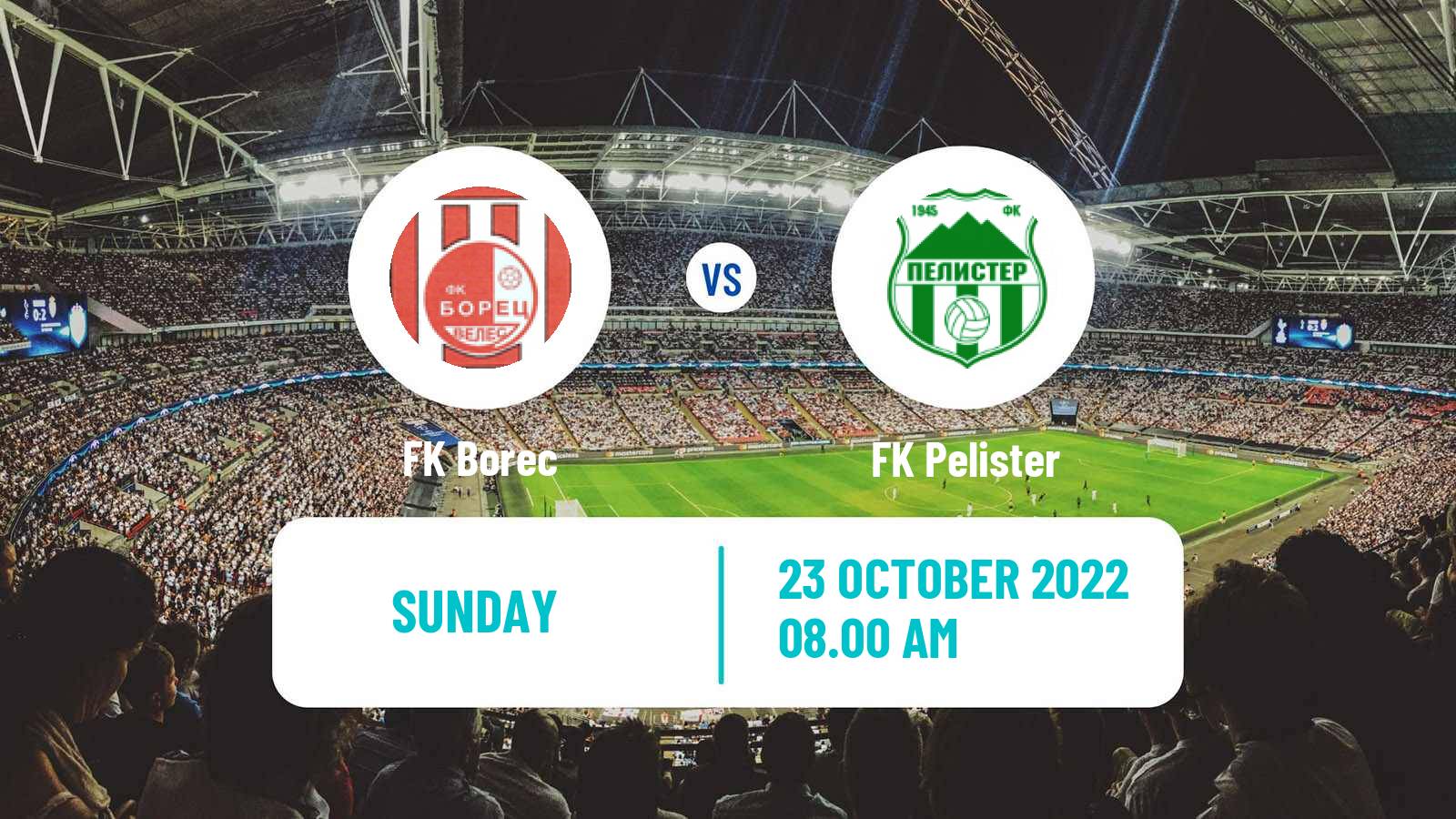 Soccer North Macedonian 2 MFL Borec - Pelister